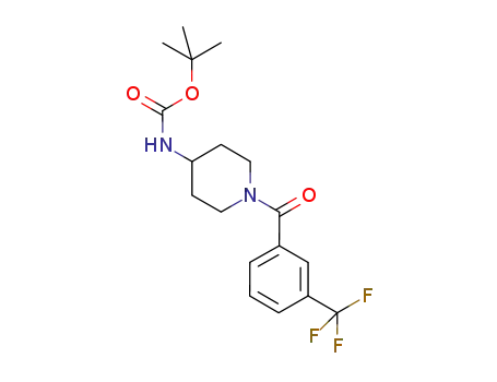 Molecular Structure of 672324-63-9 (C<sub>18</sub>H<sub>23</sub>F<sub>3</sub>N<sub>2</sub>O<sub>3</sub>)