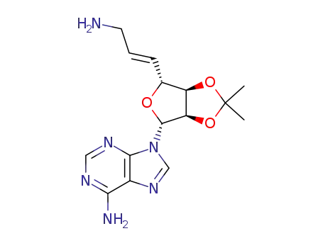9-{(3aR,4R,6R,6aR)-6-[(E)-3-aminoprop-1-enyl]-2,2-dimethylperhydrofuro[3,4-d][1,3]dioxol-4-yl}-9H-purin-6-amine