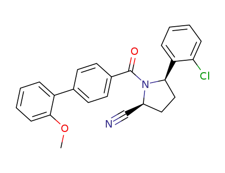 (2S,5R)-5-(2-chlorophenyl)-1-(2'-methoxy-[1,1'-biphenyl]-4-carbonyl)pyrrolidine-2-carbonitrile