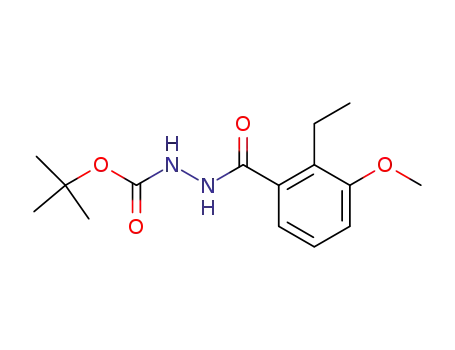 N'-(2-ethyl-3-methoxy-benzoyl)-hydrazinecarboxylic acid tert-butyl ester