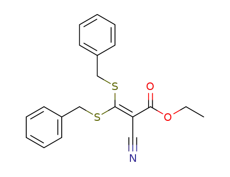 Ethyl 2-cyano-3,3-bis(benzylthio)acrylate