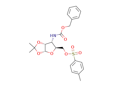 3-benzyloxycarbonylamino-3-deoxy-5-O-p-toluenesulphonyl-1,2-O-isopropylidene-α-D-ribofuranose