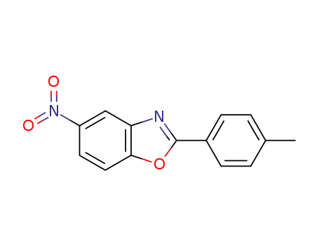 Molecular Structure of 112606-69-6 (Benzoxazole, 2-(4-methylphenyl)-5-nitro-)