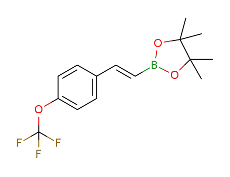 (E)-4,4,5,5-tetramethyl-2-(4-(trifluoromethoxy)styryl)-1,3,2-dioxaborolane