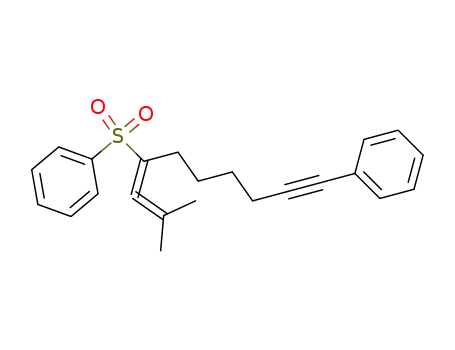 Benzene, [9-methyl-7-(phenylsulfonyl)-7,8-decadien-1-ynyl]-