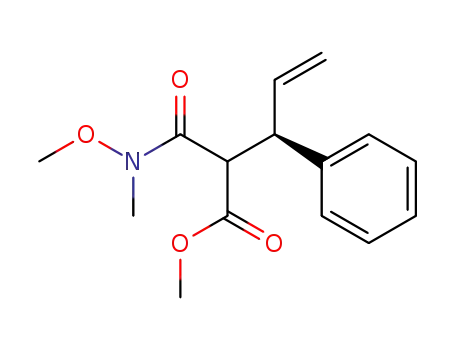 methyl (3R)-2-{[methoxy(methyl)amino]carbonyl}-3-phenylpent-4-enoate