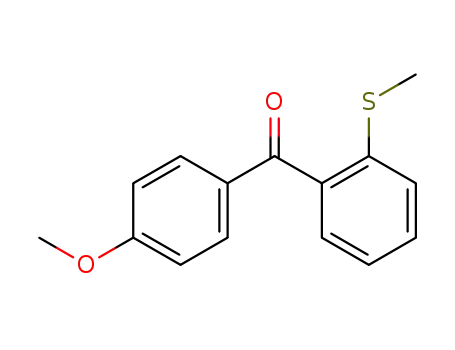 Molecular Structure of 760192-84-5 (4-METHOXY-2'-METHYLTHIOBENZOPHENONE)