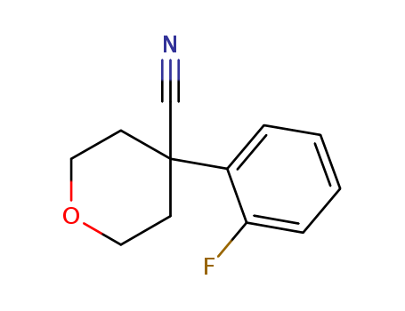 4-(2-Fluorophenyl)tetrahydropyran-4-carbonitrile, 97+%