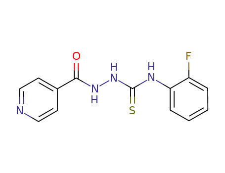 4-(2-fluorophenyl)-1-(pyridin-4-yl)carbonylthiosemicarbazide
