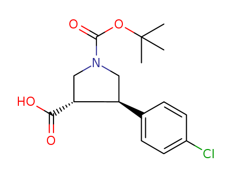 Boc-trans-DL-b-Pro-4-(4-chlorophenyl)-OH