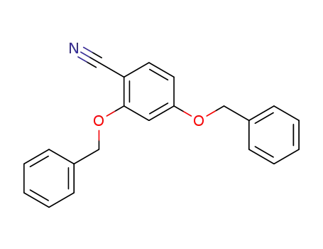 Molecular Structure of 170279-11-5 (2,4-Dibenzyloxybenzonitrile)