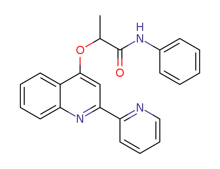 N-phenyl-2-{[2-(pyridin-2-yl)quinolin-4-yl]oxy}propanamide