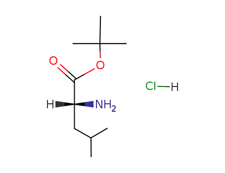 Molecular Structure of 13081-32-8 (H-D-LEU-OTBU HCL)