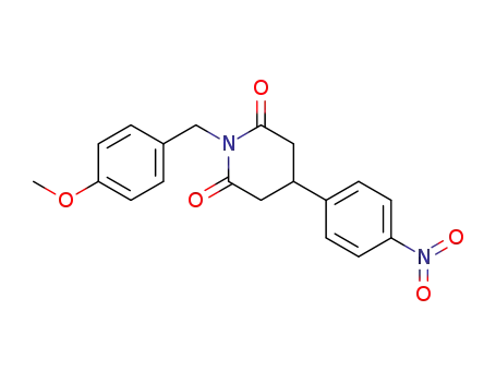1-(4-methoxy-benzyl)-4-(4-nitro-phenyl)-piperidine-2,6-dione