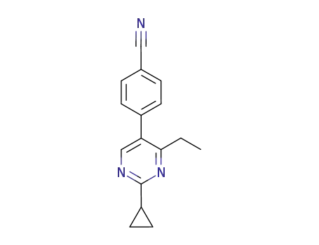 Benzonitrile, 4-(2-cyclopropyl-4-ethyl-5-pyrimidinyl)-