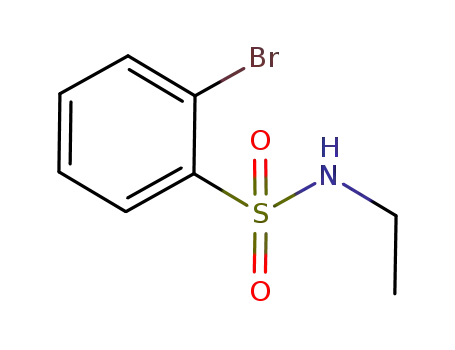 Molecular Structure of 169189-80-4 (2-Bromo-N-ethylbenzenesulphonamide)