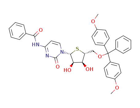 Cytidine, N-benzoyl-5'-O-[bis(4-methoxyphenyl)phenylmethyl]-4'-thio-