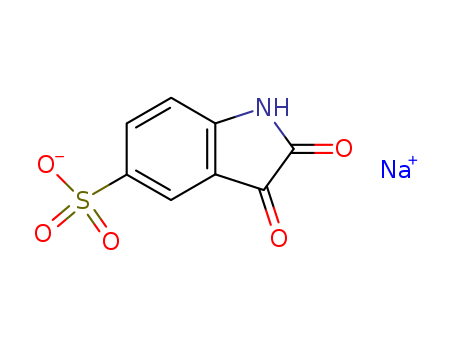 1H-Indole-5-sulfonic acid, 2,3-dihydro-2,3-dioxo-, monosodium salt