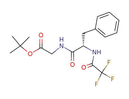 tert-butyl (N-trifluoroacetyl-(S)-phenylalanyl)glycinate
