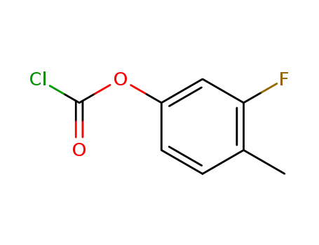 3-fluoro-4-methylphenyl carbonochloridate