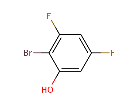 Molecular Structure of 325486-43-9 (2-BROMO-3,5-DIFLUOROPHENOL)
