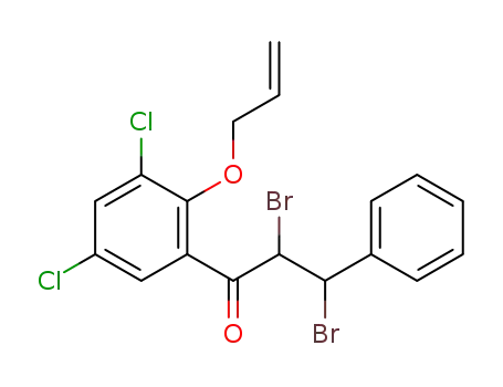 C<sub>18</sub>H<sub>14</sub>Br<sub>2</sub>Cl<sub>2</sub>O<sub>2</sub>