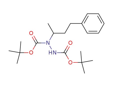 1,2-Hydrazinedicarboxylic acid, 1-(1-methyl-3-phenylpropyl)-,
bis(1,1-dimethylethyl) ester
