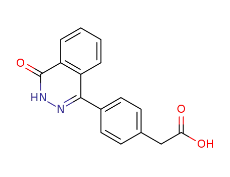 Molecular Structure of 1620226-65-4 (2-(4-(4-oxo-3,4-dihydrophthalazin-1-yl)phenyl)acetic acid)