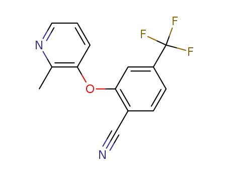 Molecular Structure of 952308-04-2 (4-METHYL-2-[(2-METHYLPYRIDIN-3-YL)OXY]BENZONITRILE)
