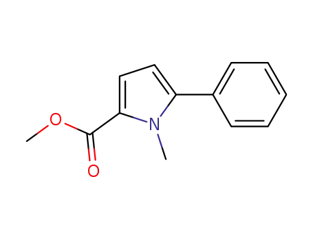 Molecular Structure of 400715-82-4 (methyl 1-methyl-5-phenyl-1H-pyrrole-2-carboxylate)