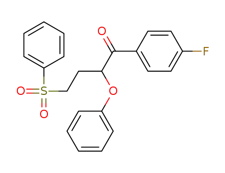 1-(4-fluorophenyl)-2-phenoxy-4-(phenylsulfonyl)butan-1-one