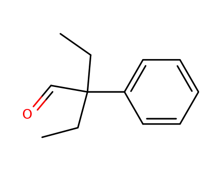 Molecular Structure of 221692-50-8 (α-phenyl-α,α-diethylacetaldehyde)