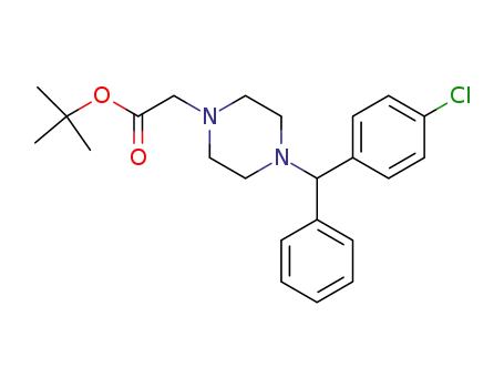 tert-butyl 2-(4-((4-chlorophenyl)(phenyl)methyl)piperazin-1-yl)acetate