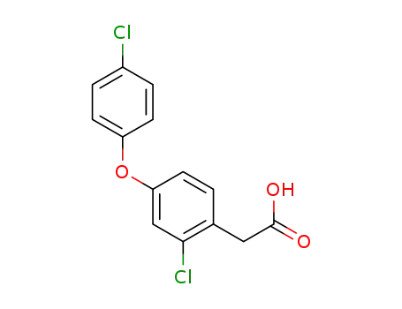 2-(2-chloro-4-(4-chlorophenoxy)phenyl)acetic acid