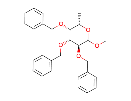 (3S,4R,5R,6S)-3,4,5-Tris(benzyloxy)-2-methoxy-6-methyltetrahydro-2H-pyran