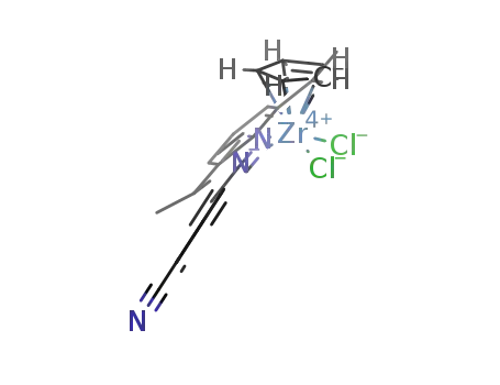 [Zr(η<sup>5</sup>-C<sub>5</sub>H<sub>5</sub>){NC-amidine}Cl<sub>2</sub>]