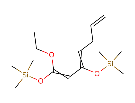 1-ethoxy-1,3-bis-(trimethylsilanyloxy)-hepta-1,3,6-triene