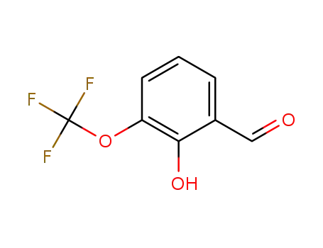 Molecular Structure of 497959-31-6 (2-HYDROXY-3-(TRIFLUOROMETHOXY)BENZALDEHYDE)
