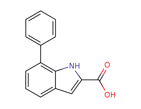 7-phenylindole-2-carboxylic acid