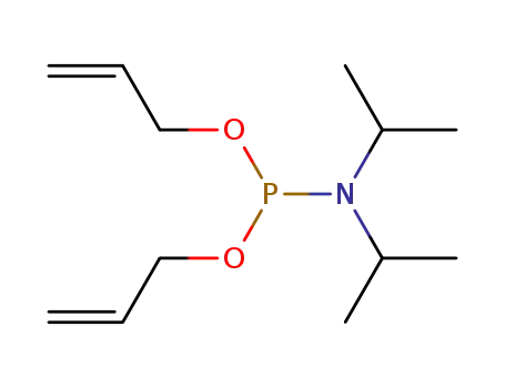 Molecular Structure of 126429-21-8 (DIALLYL N,N-DIISOPROPYLPHOSPHORAMIDITE)
