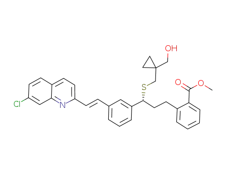 Benzoic acid, 2-[(3R)-3-[3-[(1E)-2-(7-chloro-2-quinolinyl)ethenyl]phenyl]-3-[[[1-(hydroxymethyl)cyclopropyl]methyl]thio]propyl]-, methyl ester