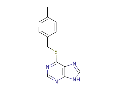 Molecular Structure of 5069-72-7 (6-[(4-methylbenzyl)sulfanyl]-5H-purine)