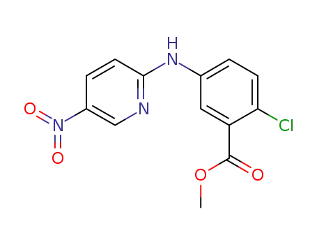 2-클로로-5-(5-니트로-피리딘-2-일아미노)-
안식향산 메틸 에스테르