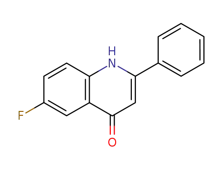 Molecular Structure of 103914-44-9 (6-FLUORO-2-PHENYL-4-QUINOLINOL)