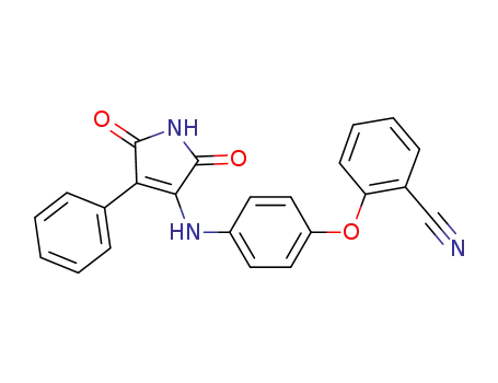 3-[4-(2-cyanophenoxy)anilino]-4-phenyl-2,5-dioxo-2,5-dihydro-1H pyrrole