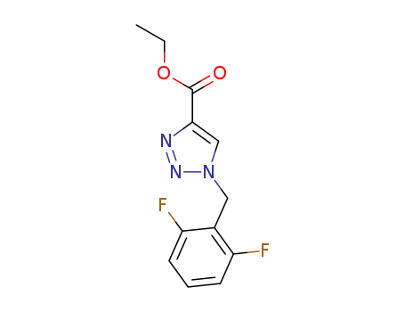 1-(2,6-difluorobenzyl)-1H-1,2,3-triazole-4-carboxylic acid ethyl ester