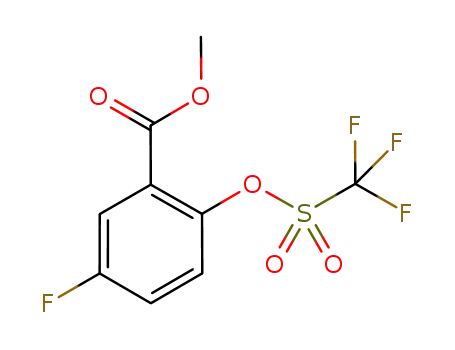 Benzoic acid, 5-fluoro-2-[[(trifluoromethyl)sulfonyl]oxy]-, methyl ester