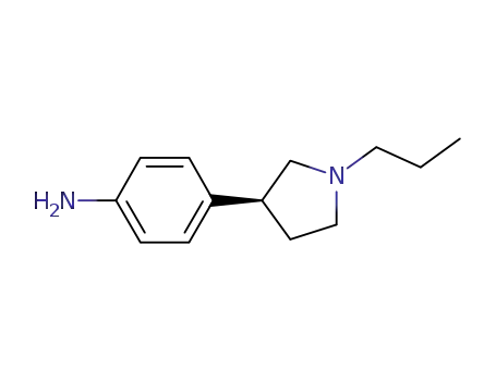 Benzenamine, 4-[(3S)-1-propyl-3-pyrrolidinyl]-
