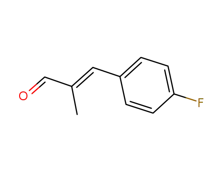 Molecular Structure of 78495-95-1 (2-Propenal, 3-(4-fluorophenyl)-2-methyl-)