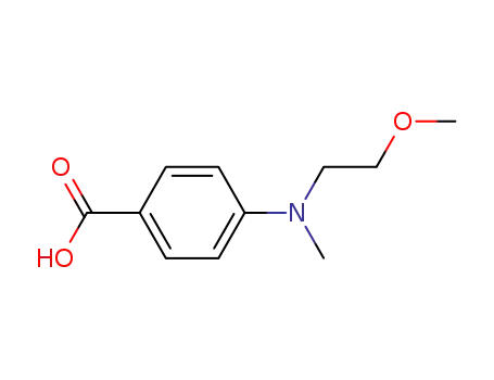 4-[(2-methoxyethyl)(methyl)amino]benzoic acid